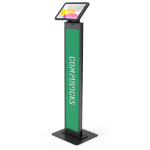 Compulocks iPad 10.9" 10th Gen PowerMove Brandable Floor Stand Black