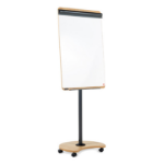 Rocada NAT0618 flip chart Freestanding 690 x 1130 mm Melamine, Steel Black, White, Wood