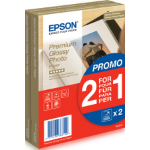 Epson Premium Glossy Photo Paper - 10x15cm - 2x 40 Sheets