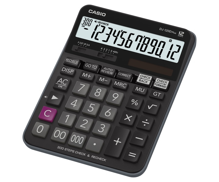 Image of Casio DJ-120D Plus calculator Desktop Black