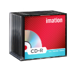 Imation CDR 52X 10PK SLIMLINE 700MB 15-LANG BREAKABLE RP