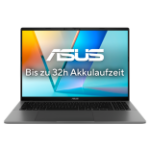 ASUS Vivobook S16 S3607QA-PL013W Qualcomm Snapdragon X1-26-100 Laptop 40.6 cm (16") WQXGA 16 GB LPDDR5x-SDRAM 1 TB SSD Wi-Fi 6E (802.11ax) Windows 11 Home German Grey