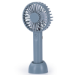 STATUS 3" Handheld Fan USB-C Rechargeable 3 Speed inc Desk Stand Grey