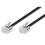 Microconnect MPK186 telephone cable 6 m Black