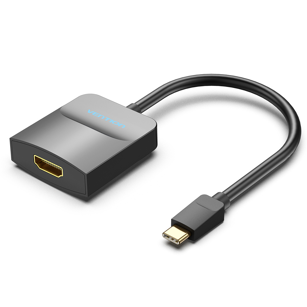 Vention Type-C to HDMI Adapter 0.15M Black ABS Type
