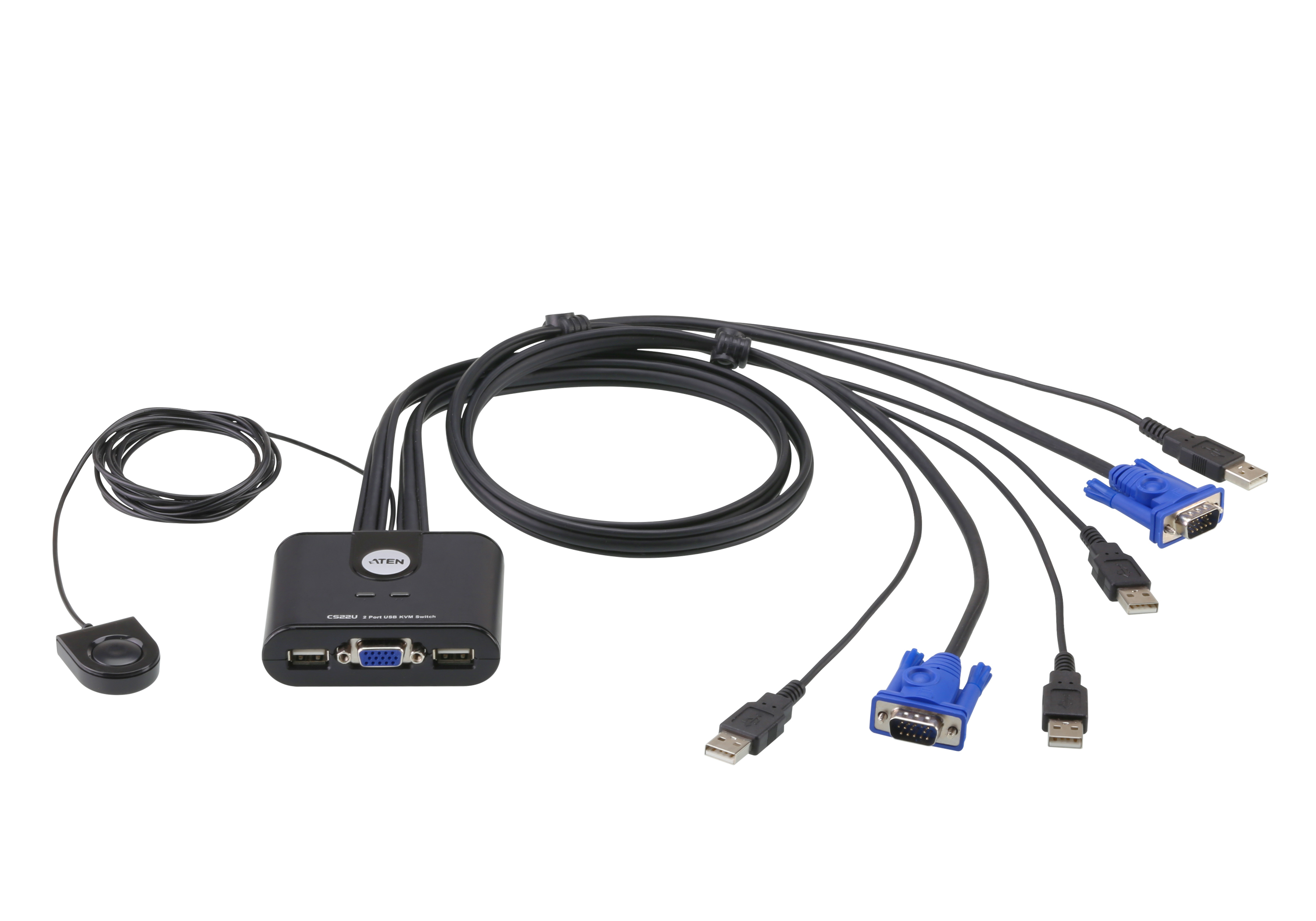 Image of ATEN CS22U KVM switch Black