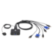 ATEN CS22U KVM switch Black