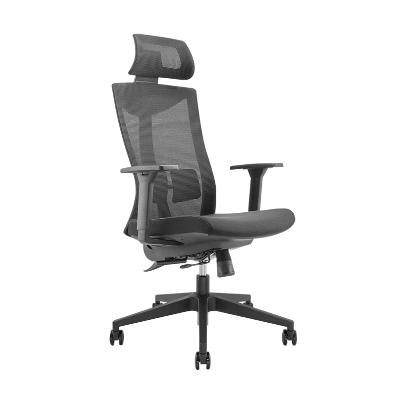 LogiLink Premium Office Chair, mesh back, black