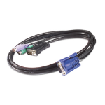 APC KVM PS/2 7.6 m KVM cable Black