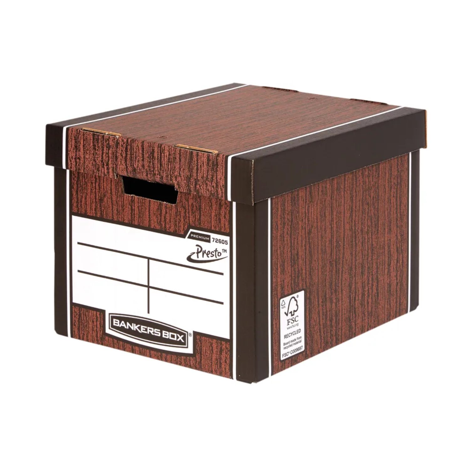 Photos - Other for Computer Bankers Box TALL BOX WOODGRAIN PK5 7260520 