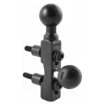 RAM Mounts RAM-B-309-2U montagekit Zwart Aluminium, Rubber