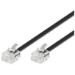 Microconnect MPK182 telephone cable 2 m Black