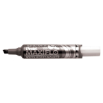 Pentel Maxiflo Whiteboard Marker Chisel Tip 1.5-6.2mm Line Black (Pack 12) - MWL6-AO