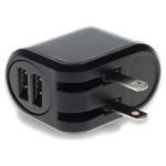 AddOn Networks USAC22USB12WB mobile device charger Black Indoor