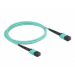 DeLOCK Optical Fiber Cable MPO female to MPO female 12 fibers, polarity A, multi-mode OM4, 50/125 µm, 2 m