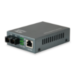 LevelOne RJ45 to SC Fast Ethernet Media Converter, Single-Mode Fiber, 1310nm, 40km