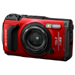 OM System TG-7 12MP 4x Zoom Tough Compact Camera - Red