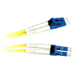 Lanview LVO231406 fibre optic cable 1 m 2x LC OS2 Yellow