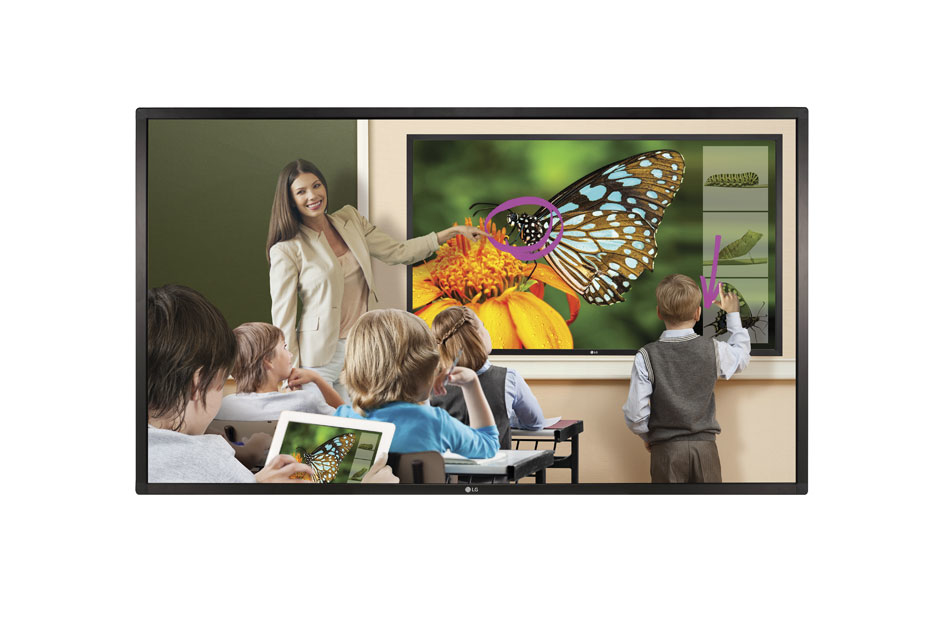 LG KT-T751 Signage Display 190.5 cm (75") Black Touchscreen