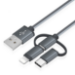JLC Z300 3 in 1 Cable (Not MFI) 1 x Lightning, 1 x Micro USB and 1 x Type C