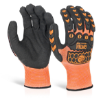 BEESWIFT Glovezilla Sandy Nitrile Coated Glove Orange M (Pair)