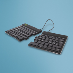 R-Go Tools Ergonomisch toetsenbord R-Go Split Break met pauzesoftware, gesplitst toetsenbord, QWERTY (IT), Bluetooth, zwart