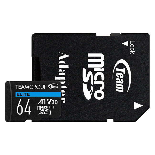 Photos - Memory Card Team Group ELITE 64 GB MicroSD UHS-I Class 3 TEAUSDX64GIV30A103 