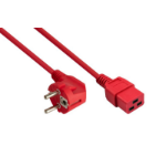 Kabelmeister SK0190-R018 electriciteitssnoer Rood 1,8 m Netstekker type E+F IEC C19