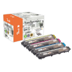 Peach PT510 tonercartridge 4 stuk(s) Zwart, Cyaan, Magenta, Geel