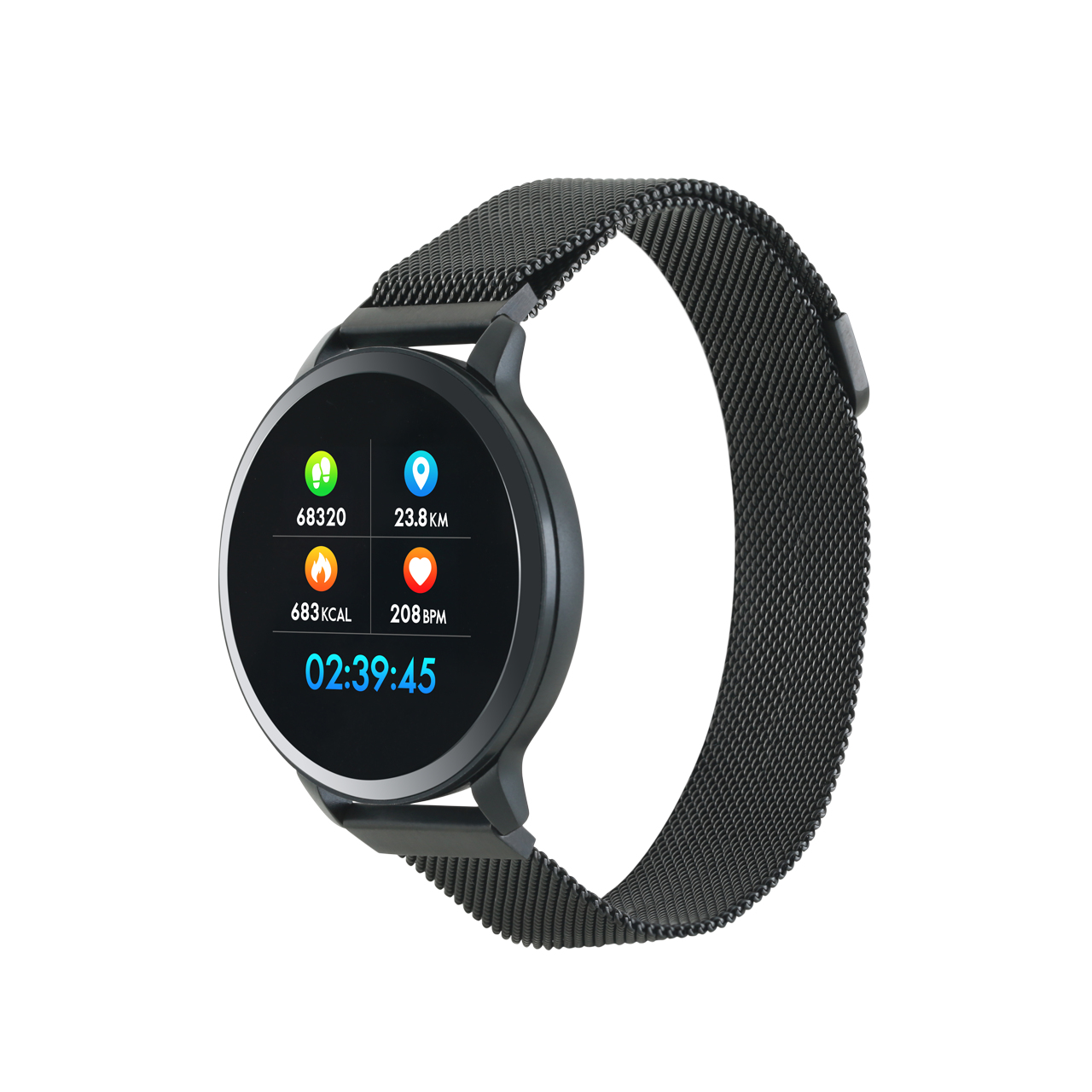 Canyon CNS-SW71BB smartwatch / sport watch 3.1 cm (1.22") 42 mm Black