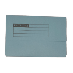 CTS Wholesale Half Flap Document Wallet Pack of 50 - Blue