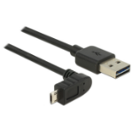 DeLOCK 83849 USB-kabel USB 2.0 0,5 m USB A Micro-USB B Zwart