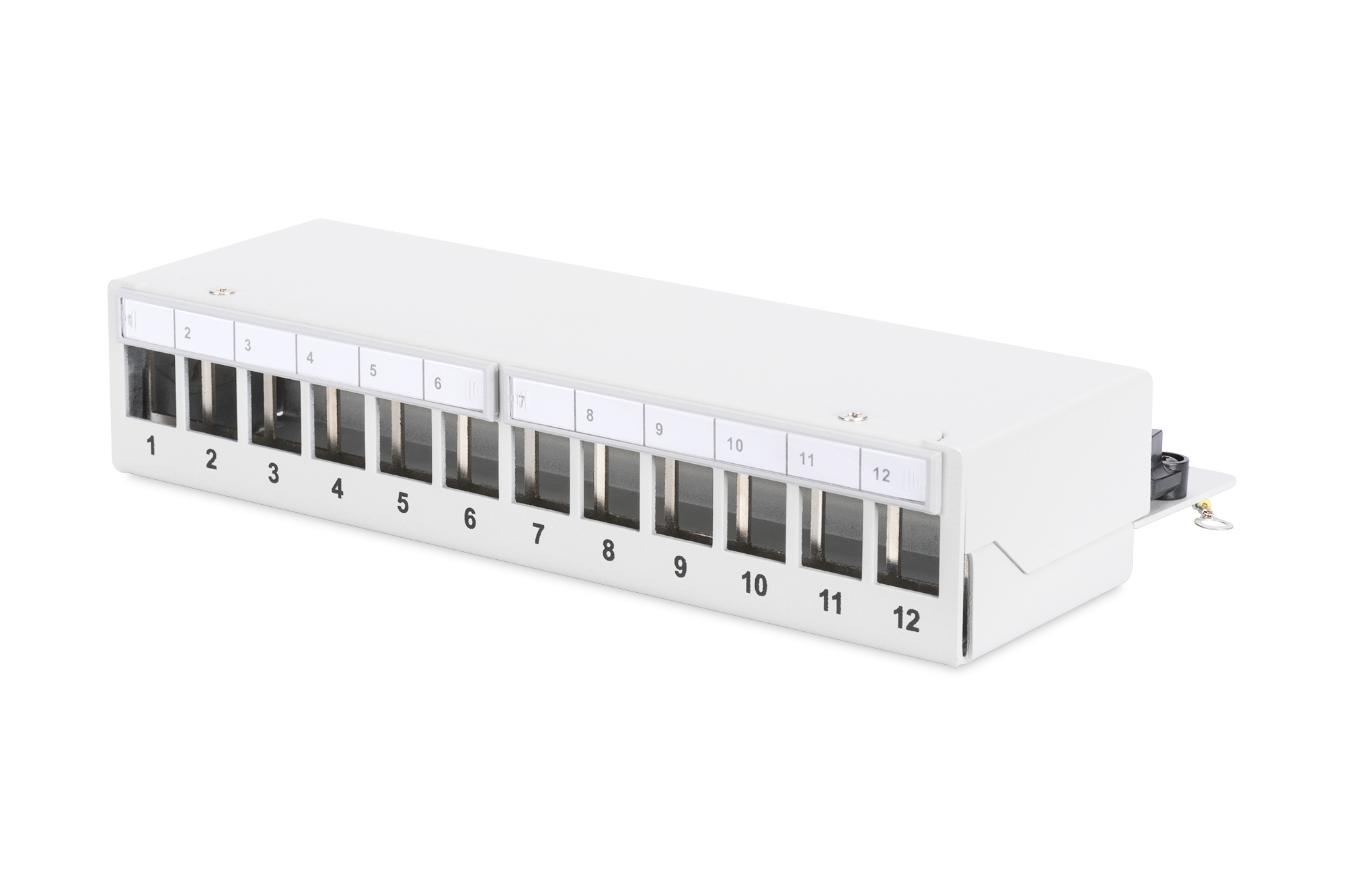 Image of Digitus Desktop Modular Patch Panel, shielded, 12-port