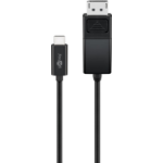 Goobay 51767 video cable adapter 1.2 m USB Type-C DisplayPort Black