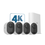 Arlo Ultra 2 Outdoor Security Camera, 4-pack white