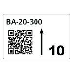 Brother LTZ12090FQR self-adhesive label Rectangle White