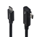 StarTech.com 2.6ft (80cm) Right Angle Thunderbolt 5 Cable, 80Gbps/Up to 120Gbps, 240W PD, 8K 60Hz, Certified Thunderbolt Cable, Compatible w/Thunderbolt 4/USB4/USB-C