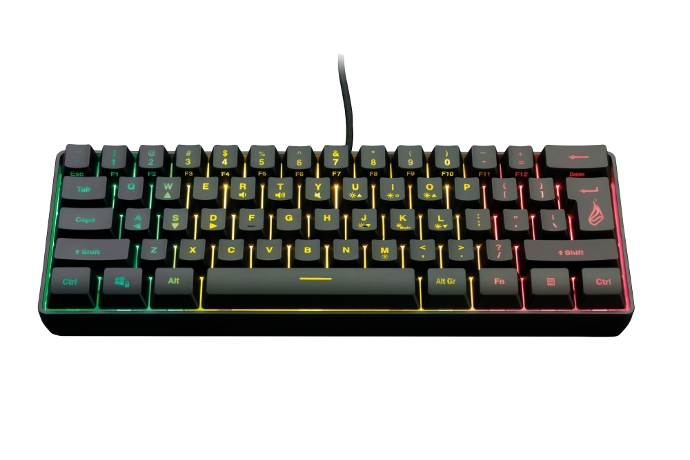 Image of Verbatim SureFire KingPin X1 60% RGB Gaming Keyboard QWERTY USEnglish