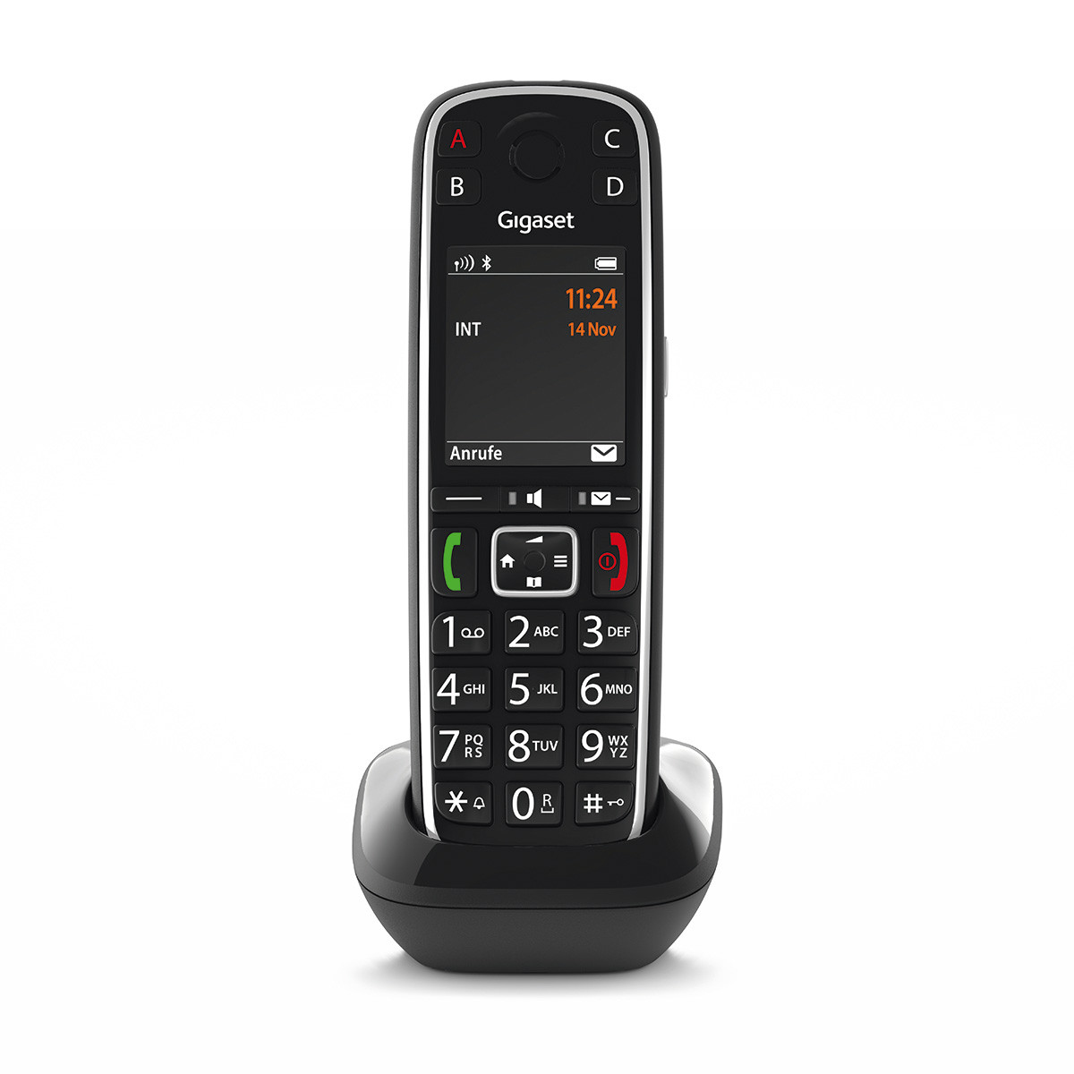Image of Gigaset E720HX Analog/DECT telephone Caller ID Black