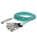 AddOn Networks Cisco QSFP-4SFP25G-AOC20M Compatible TAA Compliant 100GBase-AOC QSFP28 to 4xSFP28 Direct Attach Cable (850nm, MMF, 20m)