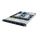 Gigabyte R182-Z91 Socket SP3 Rack (1U) Black, Grey