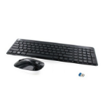 HP 802450-B41 keyboard Mouse included RF Wireless West Balkan Black, White