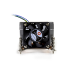 Dynatron K666R1 computer cooling system Processor Air cooler 6 cm Aluminium, Black 1 pc(s)