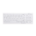 Contour Design Active Key AK-C7000 keyboard Medical RF Wireless QWERTZ German White