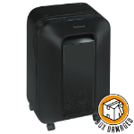 Fellowes Powershred LX201 Micro-Cut Shredder Black - BOX DAMAGED