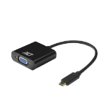 ACT AC7300 video cable adapter 0.15 m USB Type-C VGA (D-Sub) Black
