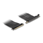 DeLOCK Riser Card PCI Express x16 male to x16 slot 90° angled with cable 30 cm