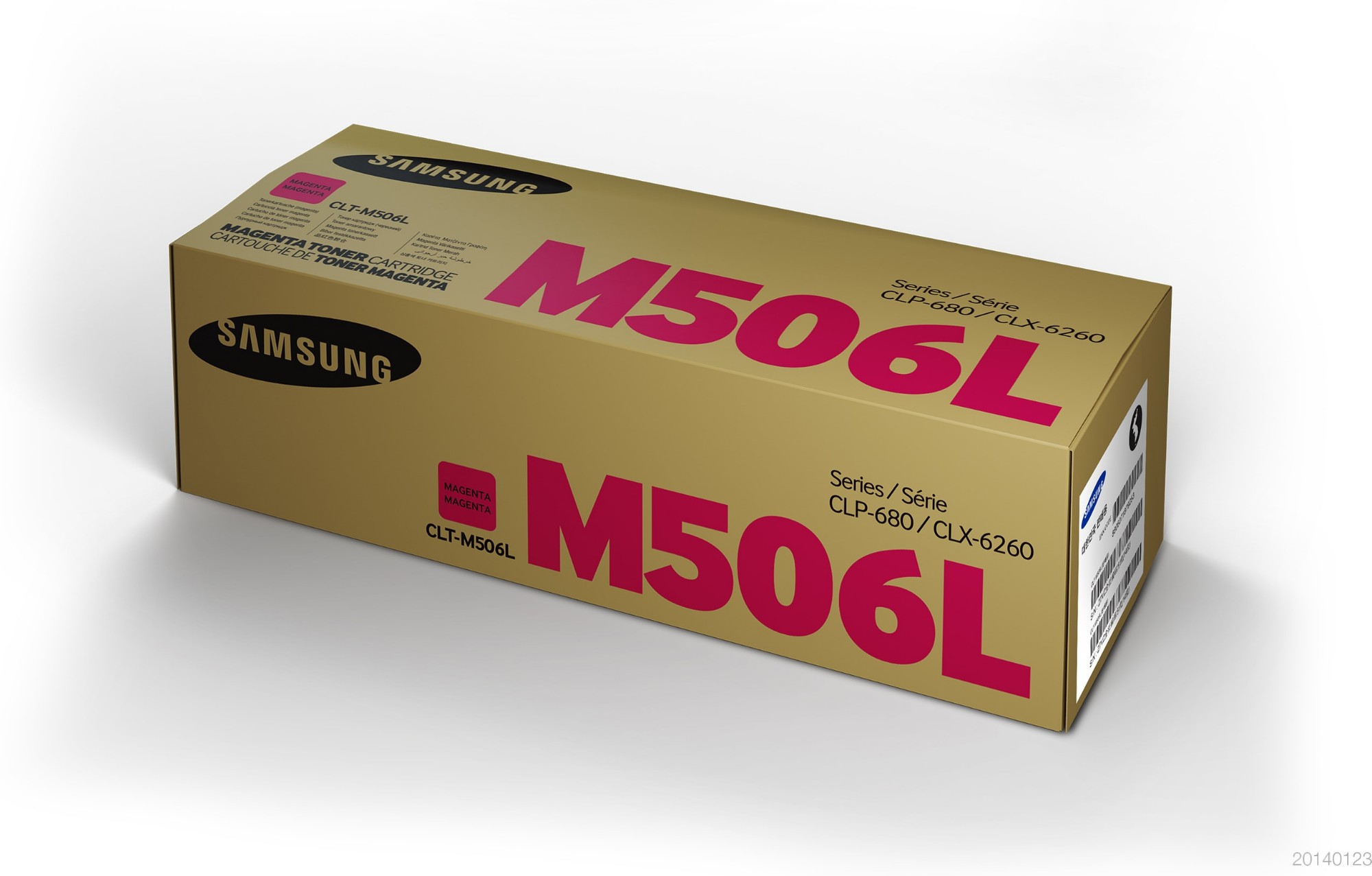 Samsung CLT-M506L Magenta High Yield Toner Cartridge SU305A