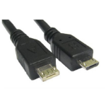 Cables Direct USB2-164 USB cable 1.8 m USB 2.0 Micro-USB A Micro-USB B Black