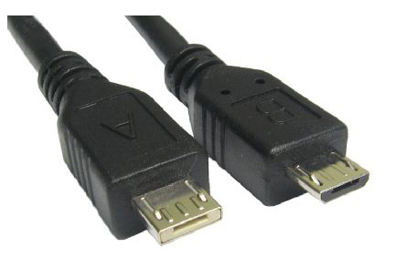 Cables Direct Men's Black Usb2-164 Usb Cable 1.8 M Usb 2.0 Micro-Usb A Micro-Usb B
